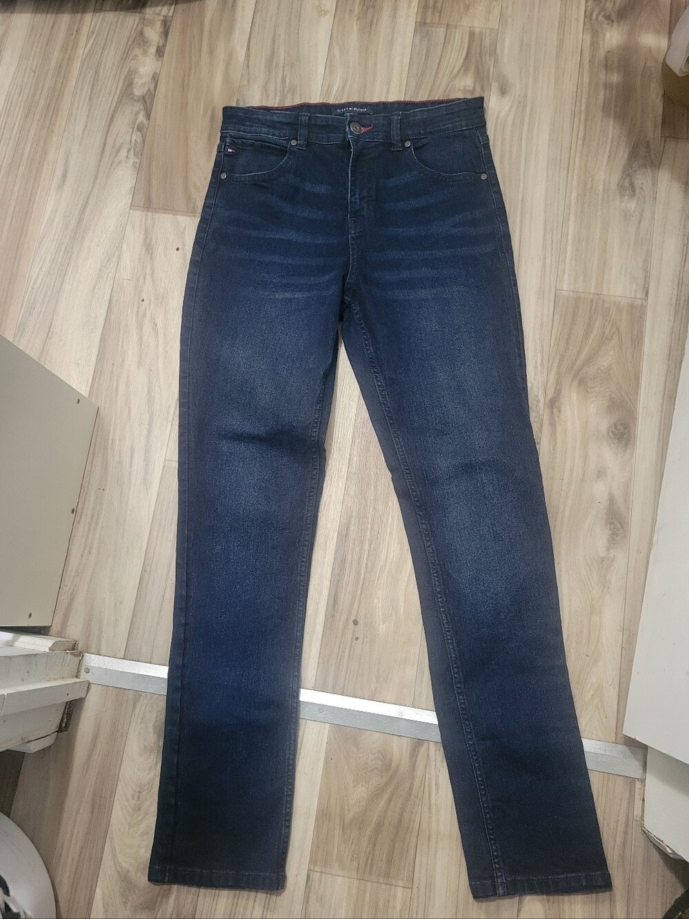 Tommy Hilfiger Dark Blue Straight Leg Jeans
